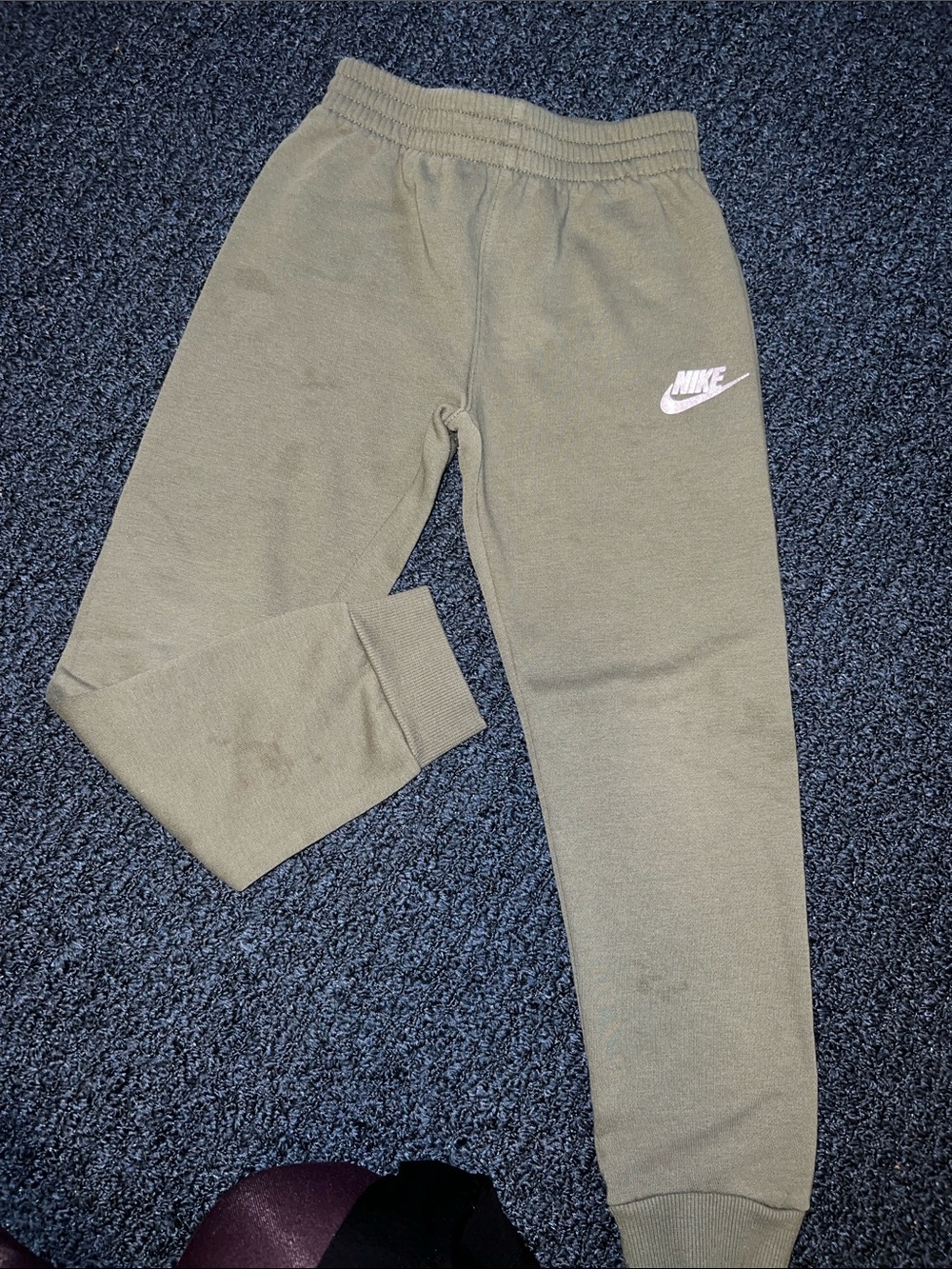 Nike Mixed Logo Hoodie, Sweatpants & Long Tee - Olive & beige - Picture 9 of 9
